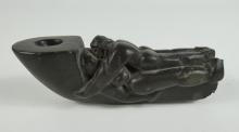 SPECULATIVE EROTIC CARVED STONE PIPE