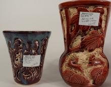 FOUR POTTERY VASES