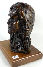 BRONZE BUST AND PROTOTYPE