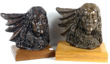 BRONZE BUST AND PROTOTYPE