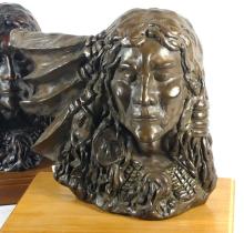 BRONZE BUST AND PROTOTYPE