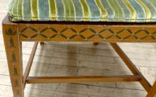 FOUR SATINWOOD SIDE CHAIRS