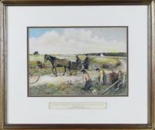 SET OF FOUR EDMOND-JOSEPH MASSICOTTE PRINTS