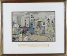 SET OF FOUR EDMOND-JOSEPH MASSICOTTE PRINTS