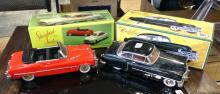 TWO FRICTION TIN TOY CARS