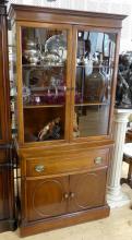 MAHOGANY CHINA CABINET