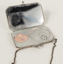 ART DECO STERLING COMPACT