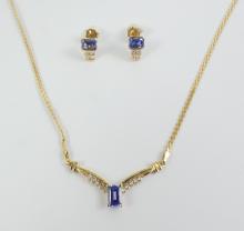 SUITE TANZANITE & DIAMOND JEWELLERY