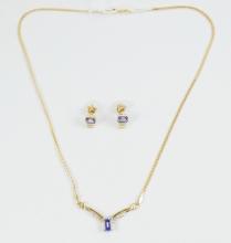 SUITE TANZANITE & DIAMOND JEWELLERY