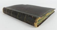 RARE EARLY VICTORIAN SCRAPBOOK DATED 1860-1870