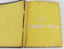 RARE EARLY VICTORIAN SCRAPBOOK DATED 1860-1870