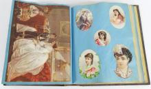 RARE EARLY VICTORIAN SCRAPBOOK DATED 1860-1870