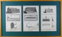 ANTIQUE ARCHITECTURAL ENGRAVINGS