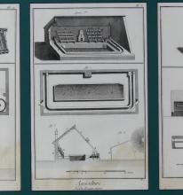ANTIQUE ARCHITECTURAL ENGRAVINGS