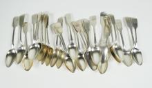 COLLECTION ANTIQUE SILVER SPOONS