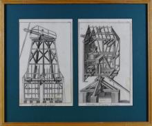 ANTIQUE ARCHITECTURAL ENGRAVINGS