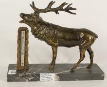 FIGURAL "ELK" THERMOMETER