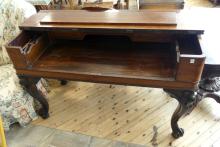 VICTORIAN ROSEWOOD MELODEON DESK
