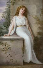 ANTIQUE KPM PORCELAIN PLAQUE