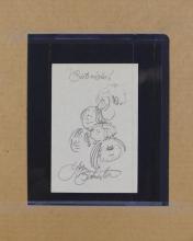 ORIGINAL LYNN JOHNSTON PENCIL DRAWING