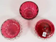 ANTIQUE CRANBERRY GLASS