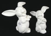 2 ROSENTHAL BUNNY FIGURINES