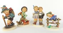 4 HUMMEL FIGURINES