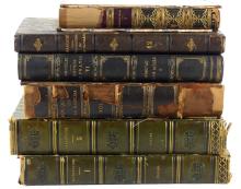 ANTIQUE LEATHER BOUND VOLUMES