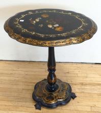 PAPIER MACHE TEA TABLE