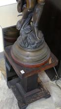 FIGURAL SPELTER LAMP