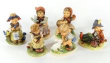 6 HUMMEL FIGURINES