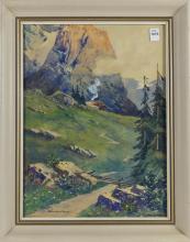 ADOLF MULLNER (1875-1954) WATERCOLOUR
