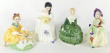 4 ROYAL DOULTON FIGURINES