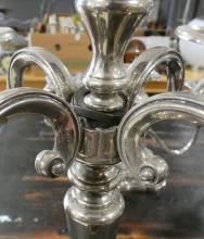 TWO PAIRS OF CANDELABRA