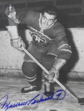 AUTOGRAPHED MAURICE RICHARD PHOTO