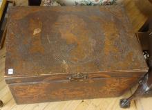 BURNT WOOD STORAGE BOX