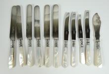 MOTHER-OF-PEARL HANDLED CUTLERY