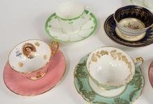 8 CUPS & SAUCERS