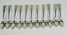 SET SCOTTISH STERLING SPOONS