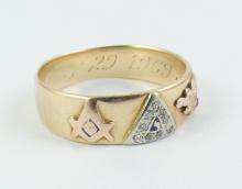 MASONIC GOLD BAND