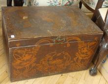 BURNT WOOD STORAGE BOX