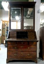 GEORGE II BUREAU BOOKCASE