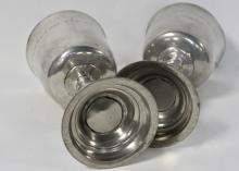 SCOTTISH PEWTER CHALICES