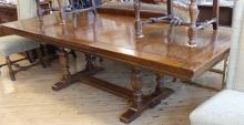 ETHAN ALLEN OAK DINING SET