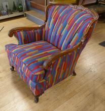 VINTAGE WALNUT ARMCHAIR