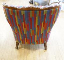 VINTAGE WALNUT ARMCHAIR