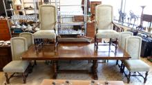 ETHAN ALLEN OAK DINING SET