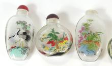 5 CHINESE SNUFF BOTTLES