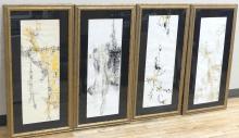 SET OF FOUR MARION GREENSTONE INK DRAWINGS