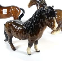 3 BESWICK HORSE FIGURINES